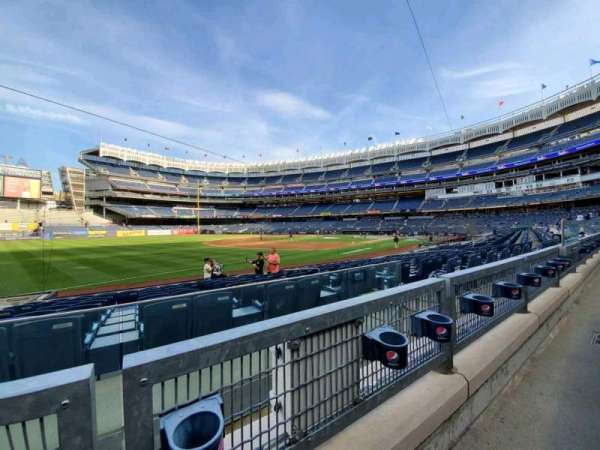 Yankee Stadium, section: 128, row: 1, seat: 9