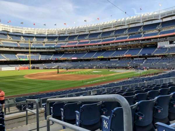 Yankee Stadium, section: 128, row: 7, seat: 1