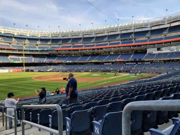 Yankee Stadium, section: 129, row: 22, seat: 1