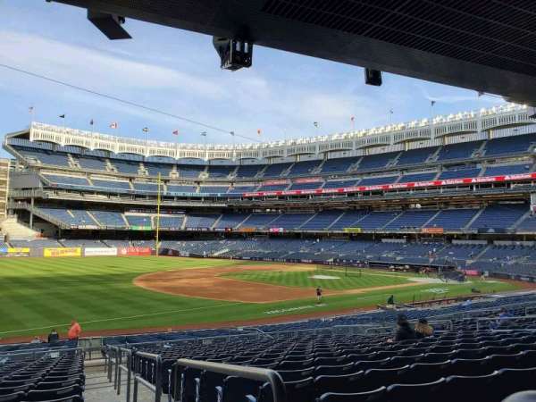 Yankee Stadium, section: 128, row: 17, seat: 1