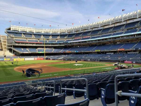 Yankee Stadium, section: 127A, row: 12, seat: 3