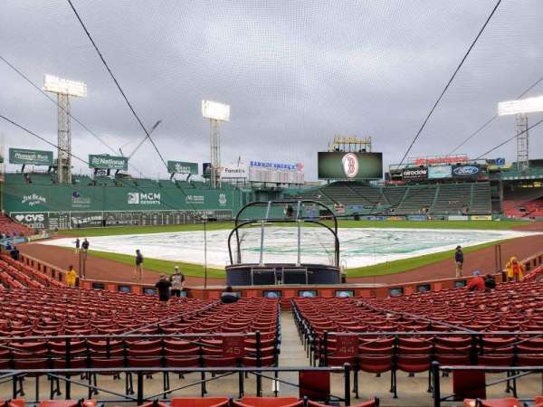 Fenway Park, section: Loge Box 131, row: EE, seat: 2