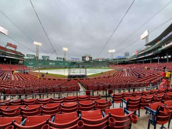 Fenway Park, section: Loge Box 131, row: EE, seat: 3