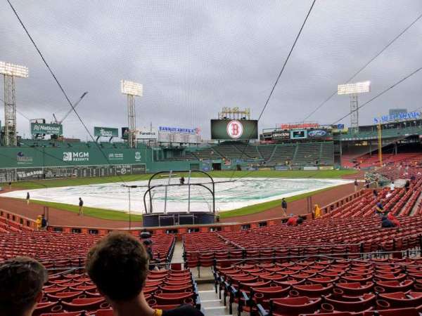 Fenway Park, section: Loge Box 131, row: LL, seat: 1