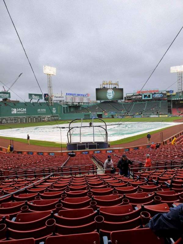 Fenway Park, section: Loge Box 131, row: LL, seat: 4