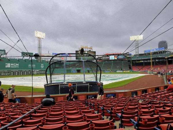 Fenway Park, section: Field Box 45, row: K, seat: 3