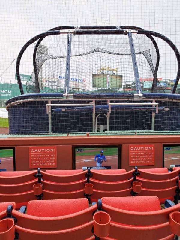 Fenway Park, section: Field Box 45, row: A, seat: 2