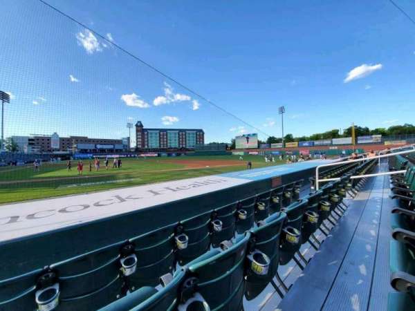 Delta Dental Stadium, section: 112, row: H, seat: 10