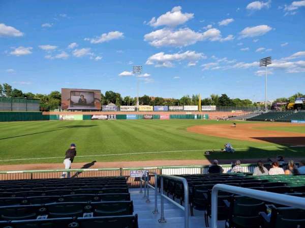 Delta Dental Stadium, section: 102, row: N, seat: 1