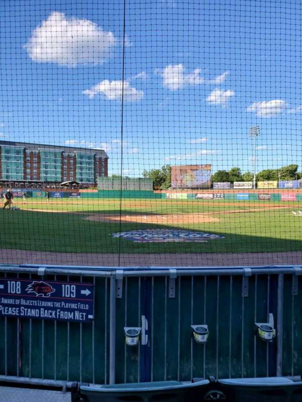 Delta Dental Stadium, section: 109, row: C, seat: 9