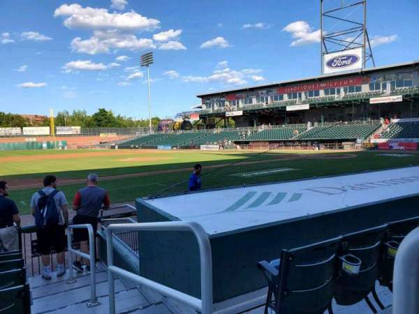 Delta Dental Stadium, section: 104, row: H, seat: 1
