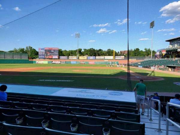 Delta Dental Stadium, section: 106, row: M, seat: 1