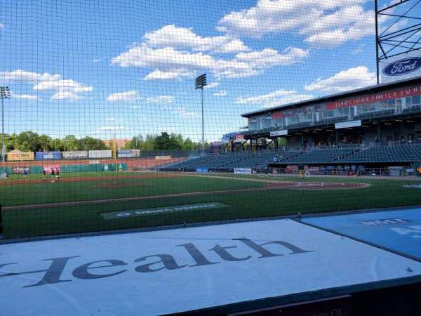 Delta Dental Stadium, section: 105, row: G, seat: 1