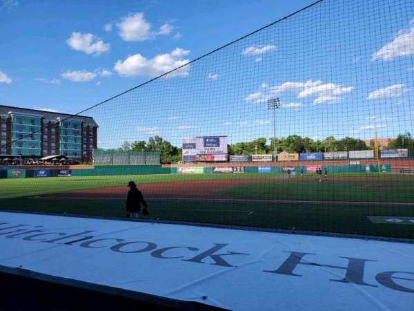 Delta Dental Stadium, section: 105, row: G, seat: 1