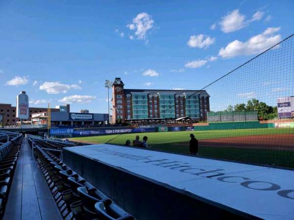 Delta Dental Stadium, section: 105, row: G, seat: 1