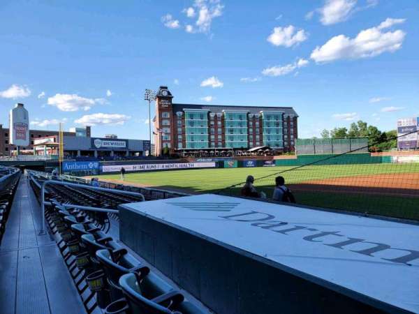 Delta Dental Stadium, section: 105, row: G, seat: 10