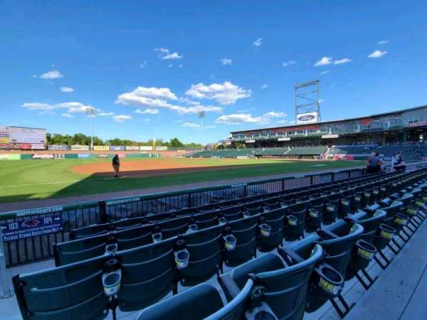 Delta Dental Stadium, section: 104, row: E, seat: 27