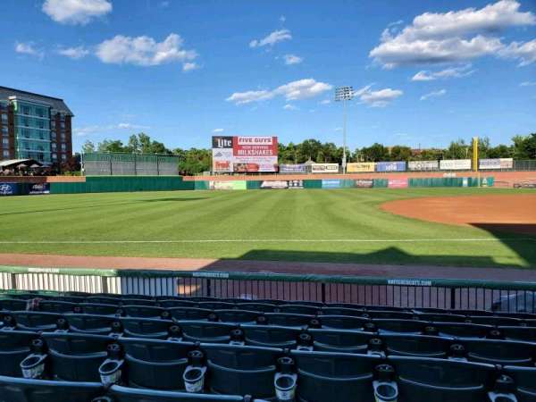 Delta Dental Stadium, section: 103, row: H, seat: 11