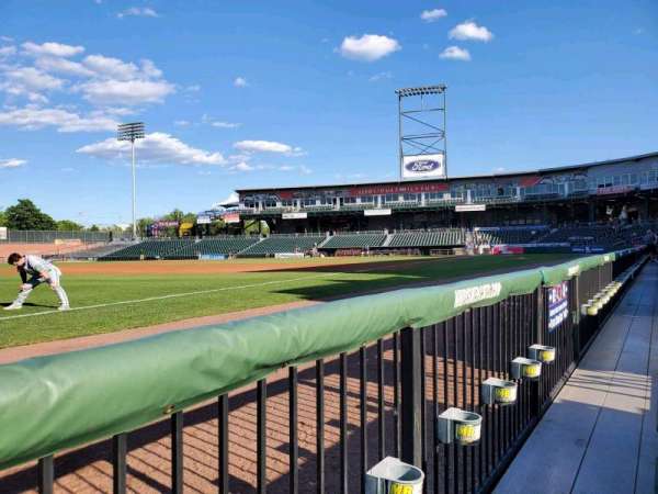 Delta Dental Stadium, section: 102, row: A, seat: 8