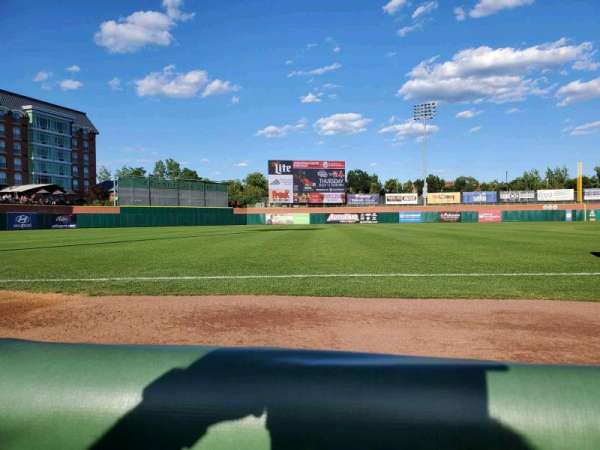 Delta Dental Stadium, section: 102, row: A, seat: 8