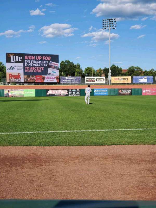 Delta Dental Stadium, section: 102, row: A, seat: 8