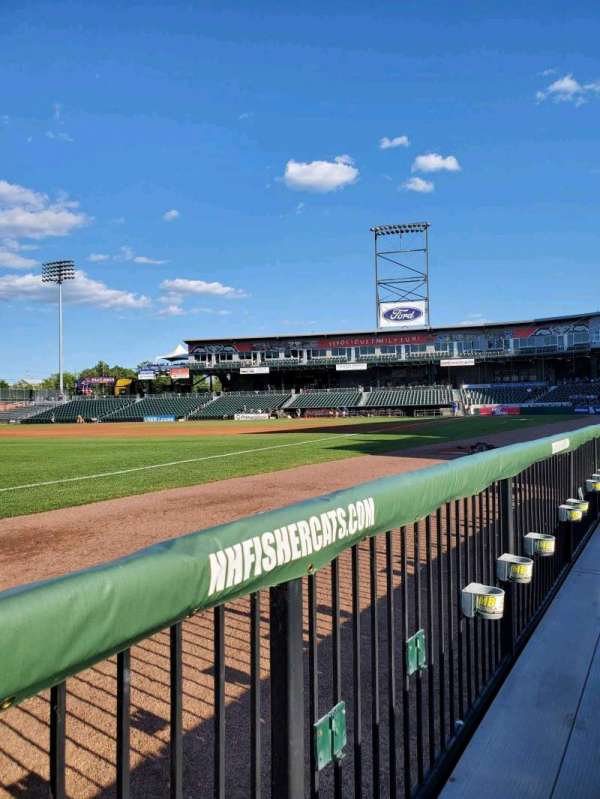 Delta Dental Stadium, section: 102, row: A, seat: 18