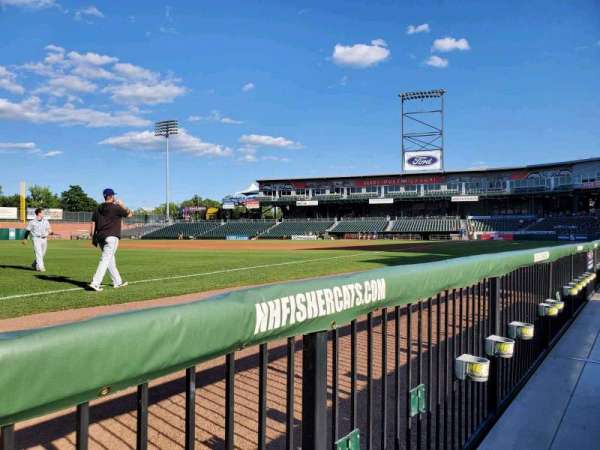 Delta Dental Stadium, section: 102, row: A, seat: 18