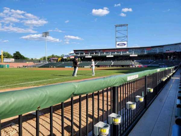 Delta Dental Stadium, section: 102, row: A, seat: 27