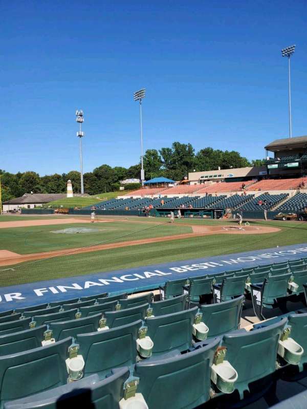 Prince George's Stadium, section: 116, row: K, seat: 5