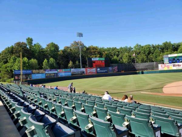 Prince George's Stadium, section: 116, row: K, seat: 1