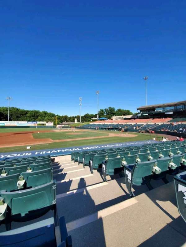 Prince George's Stadium, section: 116, row: L, seat: 9