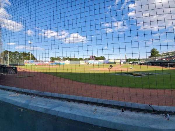 Arthur W. Perdue Stadium, section: 105 Field Box, row: A, seat: 1