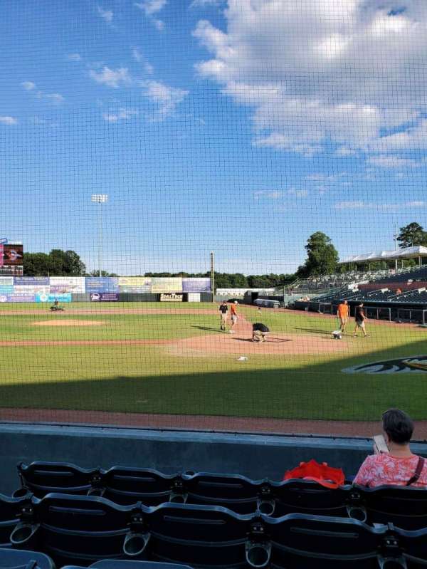 Arthur W. Perdue Stadium, section: 107, row: E, seat: 5
