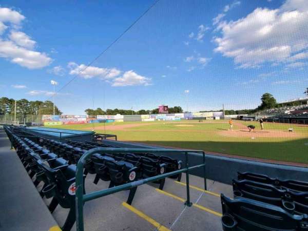 Arthur W. Perdue Stadium, section: 107, row: E, seat: 8