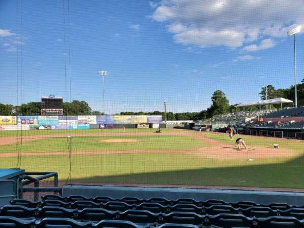 Arthur W. Perdue Stadium, section: 109, row: G, seat: 5