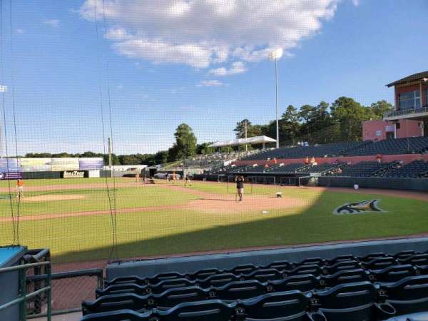 Arthur W. Perdue Stadium, section: 109, row: G, seat: 10
