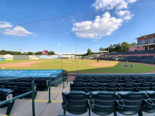 Arthur W. Perdue Stadium, section: 109, row: G, seat: 10