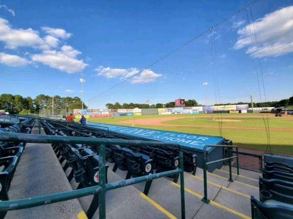 Arthur W. Perdue Stadium, section: 109, row: G, seat: 10