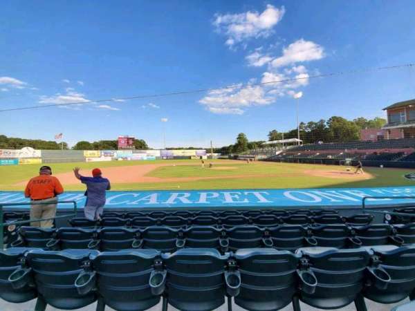 Arthur W. Perdue Stadium, section: 113, row: H, seat: 6