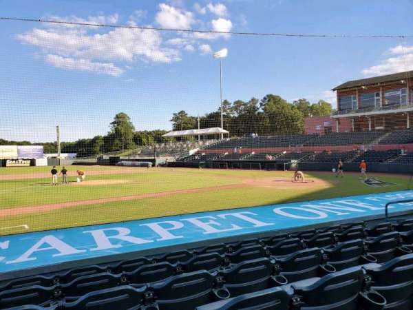 Arthur W. Perdue Stadium, section: 113, row: H, seat: 10