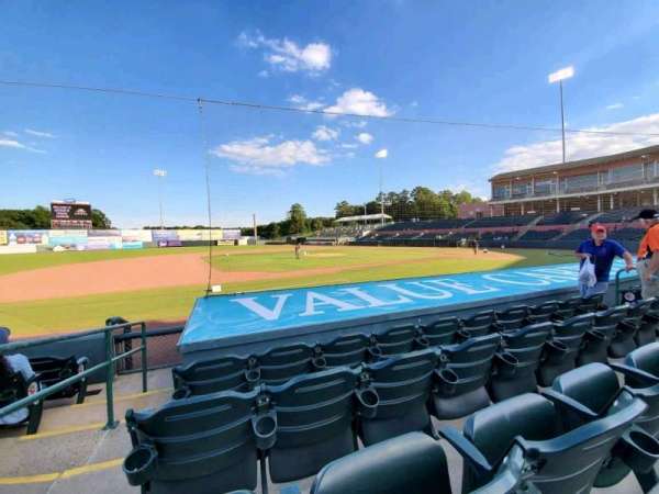 Arthur W. Perdue Stadium, section: 115, row: F, seat: 10