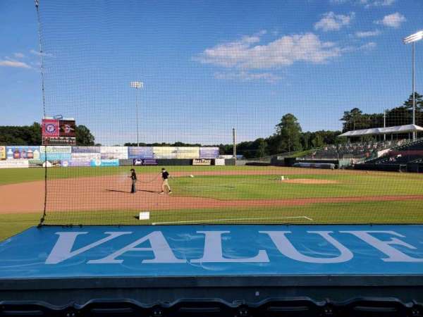 Arthur W. Perdue Stadium, section: 115, row: F, seat: 6