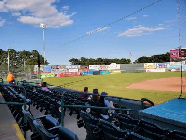 Arthur W. Perdue Stadium, section: 115, row: F, seat: 6