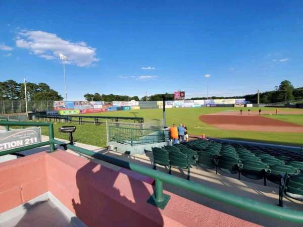 Arthur W. Perdue Stadium, section: 211, row: AA, seat: 15
