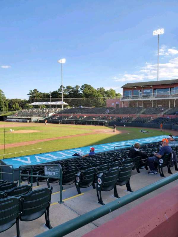 Arthur W. Perdue Stadium, section: 211, row: AA, seat: 1
