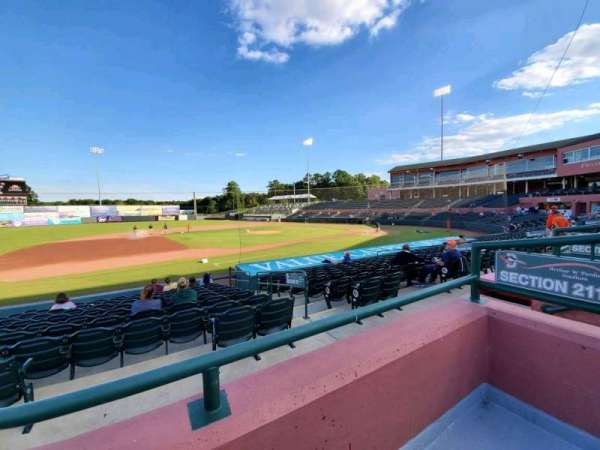 Arthur W. Perdue Stadium, section: 211, row: AA, seat: 1