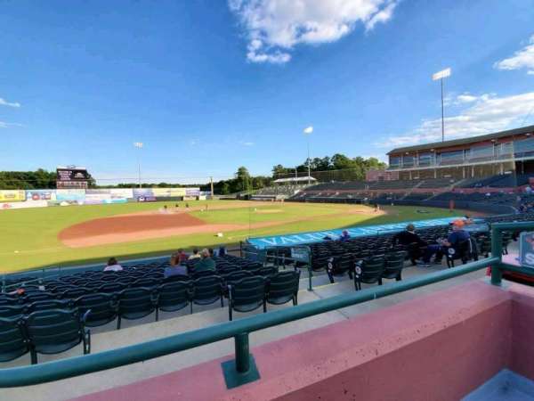 Arthur W. Perdue Stadium, section: 211, row: AA, seat: 1
