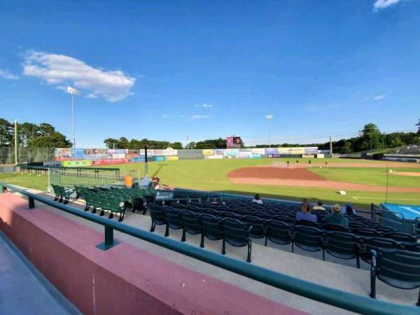 Arthur W. Perdue Stadium, section: 211, row: AA, seat: 1