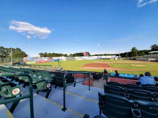 Arthur W. Perdue Stadium, section: 209, row: GG, seat: 20