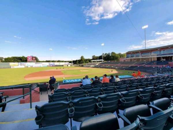 Arthur W. Perdue Stadium, section: 209, row: GG, seat: 20